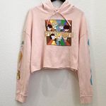 Dynamite TINY TAN BTS KPOP Crop Pull Over Hooded Sweatshirt Women’s Teen Size L Photo 4