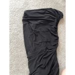 Norma Kamali Black Diana One Shoulder Gown (XS) Photo 8