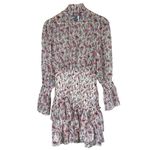 Princess Polly  Guetta Dress Womens 4 White Sheer Floral Mock Neck Boho Coquette Photo 4