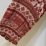 Mason & Belle Floral Print Blouse Button Down Long Sleeve Top Size L Pink Size L Photo 2