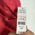 NWT Lord & Taylor Women's Straight Leg Jean In Coral Size 20W Stretch Photo 4