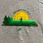 Nike Oregon Our roots run deep waffle crop top women's shirt sz L Photo 1