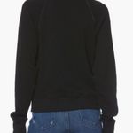Paige Daytona Chain Trim Casual Pullover Sweatshirt Black Silver Size Large Photo 2