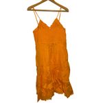 Rails  NWT Chrissy Tangerine Cotton Cut Out Sleeveless Mini Dress Size XL Photo 3