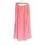 Abercrombie & Fitch Abercrombie - Coral Maxi Skirt Flowy Slit Style Sz S Photo 3