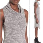 Leith Cowl Neck Sleeveless Knit Dress Grey Size Small Photo 7