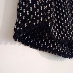 a.n.a  Black & White Pattern Hi Rise Pom Pom Shorts Photo 2