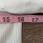 J.Crew Womens Ribbed Ruffled‎ Neck One Shoulder Top Blouse Cream Size Medium NWT Photo 7