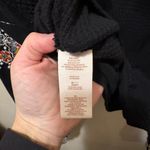 Free People Technicolor dream embroidery metallic waffle dolman crop XS Photo 8