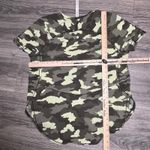 Lululemon UVP Run Short Sleeve Pullover Green Camo Shirt Size 12 Photo 9