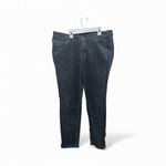 White House | Black Market  Velvet Skinny Jeans — Gray, Size 12R, Zip Hem EUC Photo 2