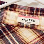 Andrée Andree by unit  boutique multi color plaid button up shirt ombre plus si… Photo 1