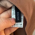 System unbalanced dress. S Brown Photo 6