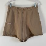 Set Active NWOT  Sweat Shorts Size Small in Sage Green Brown Taupe Women’s Photo 2