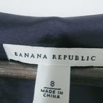 Banana Republic  8 V-Neck Satin Sleeveless Top in Deep Eggplant Photo 6