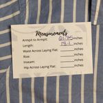 Everlane NWT  Blue White Striped Collared Long Sleeve Cropped Button Shirt XS Photo 10