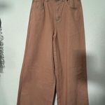 Free People NEW Granolacore CRVY Gia Wide-Leg Jeans Brown Blue Wash Size 27 Photo 9