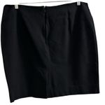 Lands' End  Women's Black Pencil Skirt Size 16 Knee Length Business Photo 1