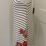 Socialite Evereve  Striped Tank Dress W/ Flowers Sz S Photo 1