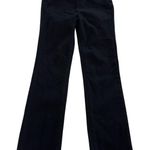 Paige Jeans Womens 25 Black Jacqueline Straight Raw Hem Denim Mid Rise Cotton Photo 0