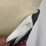 Cache Vintage Y2k  Strapless Maxi Dress Floral Zebra Print Ruched Formal Gown‎ 2 Photo 8