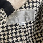 Evan Picone VTG sz 14 Long Black Double Breasted Wool Womens Full Length Coat Photo 9