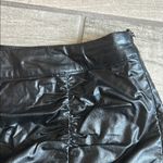 Cotton Candy Black Faux Leather Skirt Size M Photo 2