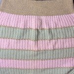 Wrangler Vintage  Striped Knit Sweater Top in Pink and Green Photo 2