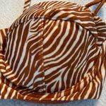 VIX MAZA CORSAGE GWEN BIKINI TOP, Size Medium, $128 Brown Photo 3