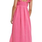 Boutique Pink Gauze Maxi Dress Photo 2