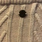 prAna  Cream Turtle Neck Cable knit Sweater Small Photo 4