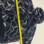 Lauren Ralph Lauren Womens M French Terry Hoodie Equestrian Bridle Blue Horse Size M Photo 7
