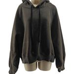 Kittenish  Pullover Drawstring Hoodie Dusty Brown Womens Medium Photo 0