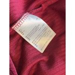 Jenni Intimates Women's S Split Neck Ribbed‎ Henley Top Wine Red Long Sleeve New Photo 4