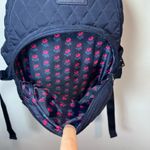Vera Bradley Essential Compact Backpack Bag Classic Navy Blue Microfiber Quilted Photo 5