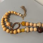 Chico's Chico’s brown wooden beaded chunky statement necklace Photo 4