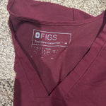 FIGS  Burgundy Scrub Set Photo 1