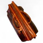 Ralph Lauren Tartan Plaid Brown Green Doctors Bag Boston Weekend Travel Suitcase Photo 2