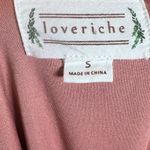 Love Riche  long pleated layered bell sleeve floral shift dress size small Photo 4