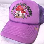 Urban Outfitters Coney Island Picnic Purple Mushroom House Snapback Trucker Hat NWOT Photo 5