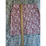 Chadwick's  Women's Size 12 Red&White Stretch Pull On Pencil Skirt W/Split In Back Photo 5