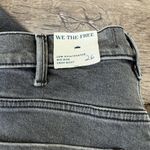 Free People We The Free Jeans Sz 26 Black‎ Faded Low Maintenance Mid Rise Crop Boot Photo 6