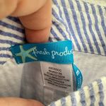 Fresh Produce Blue White Stripe Seersucker Shirt Skirt Set Size M Summer Casual Photo 11