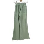 STAUD Wide Leg Sweatpants Sage Green Beaded Drawstring Waist Size XS **Flawed Photo 7