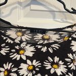 Deb Black Daisy Print Long Sleeve Top Photo 1