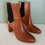 Ulla Johnson  Clement High Heel Brown Leather Chelsea Bootie Photo 0