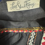 Love Shack Fancy Black 100% Cotton One Shoulder Ruffle Dress sz 2 Mexican Fiesta Photo 5