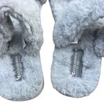 Koolaburra by Ugg  double strap slide faux fur 10 gray slippers hard bottom Photo 7