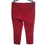 Jag jeans JAG Women's 10 / 30 Red Suede Feel High Rise Skinny Jeggings Pull On Pants Photo 1