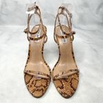 Steve Madden NEW Theresa Snakeskin Print Minimalist Strappy Sandal Heels 90s 9 Photo 5